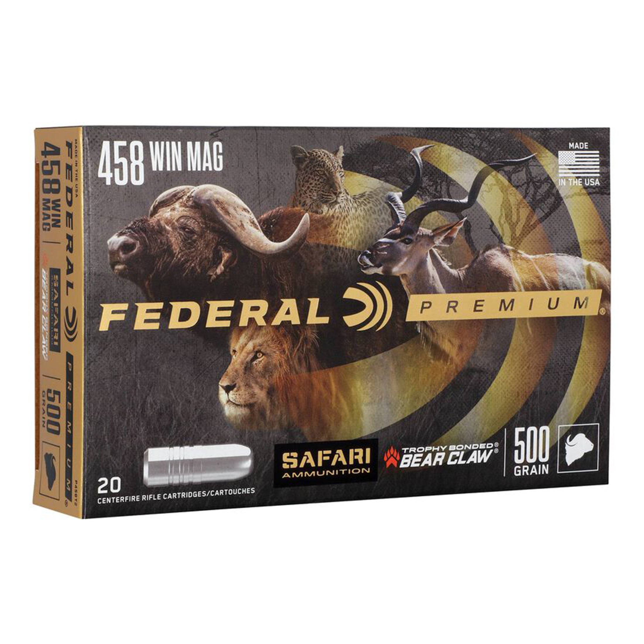 458 Win Mag 500gr Tbbc Cape-Shok