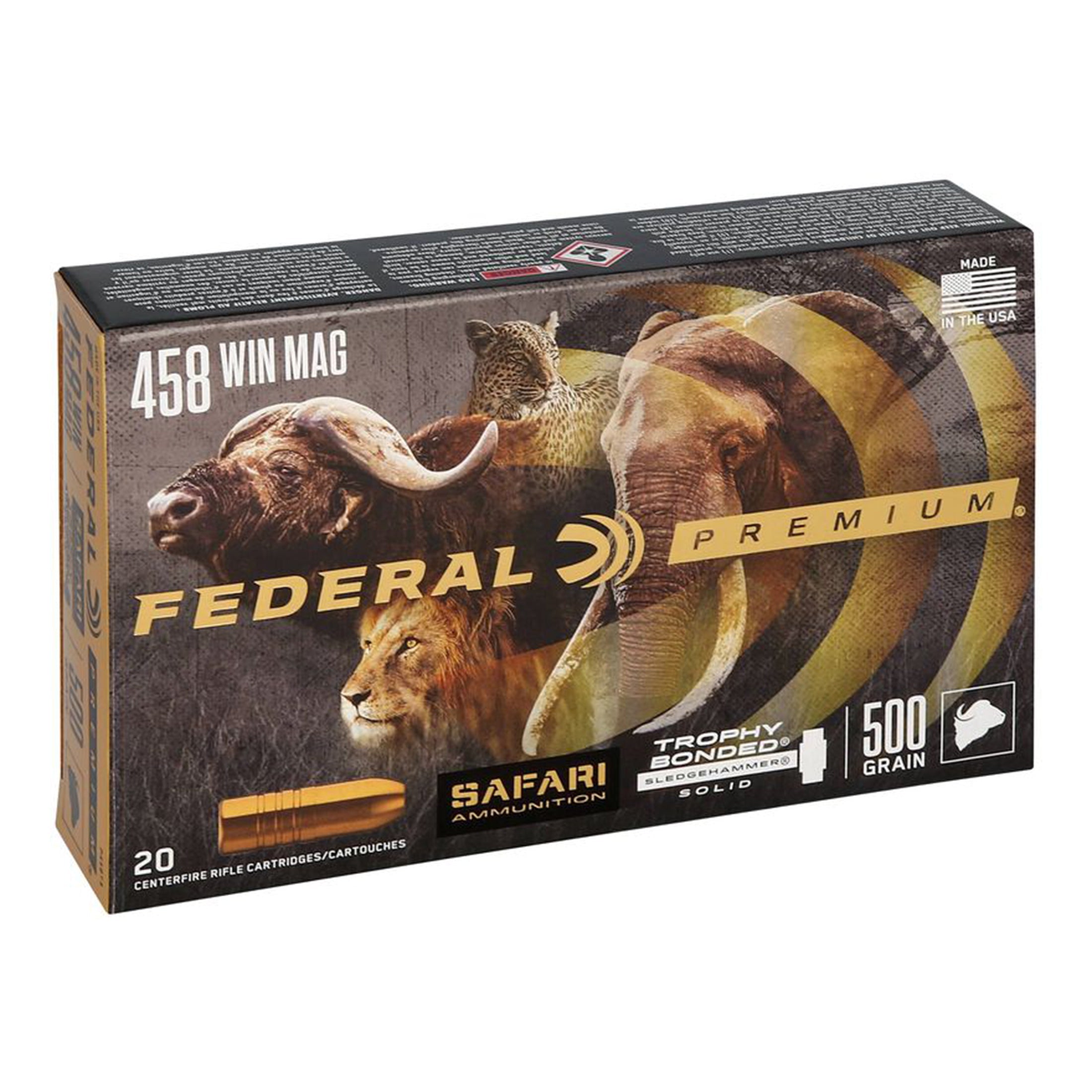 458 Win Mag 500gr Tbs Cape-Shok