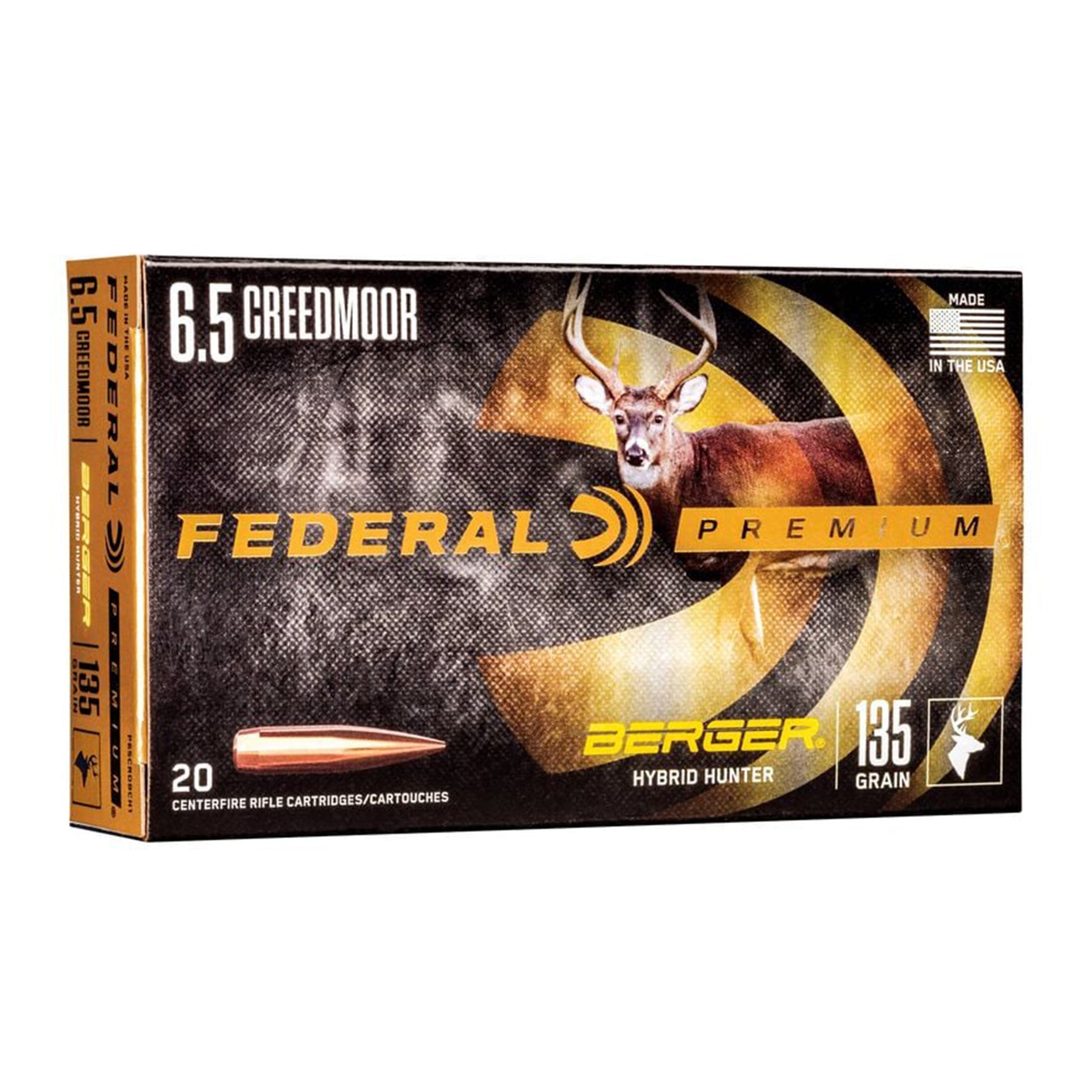 6.5 Creedmoor 135gr Berger Hybrid Hunter