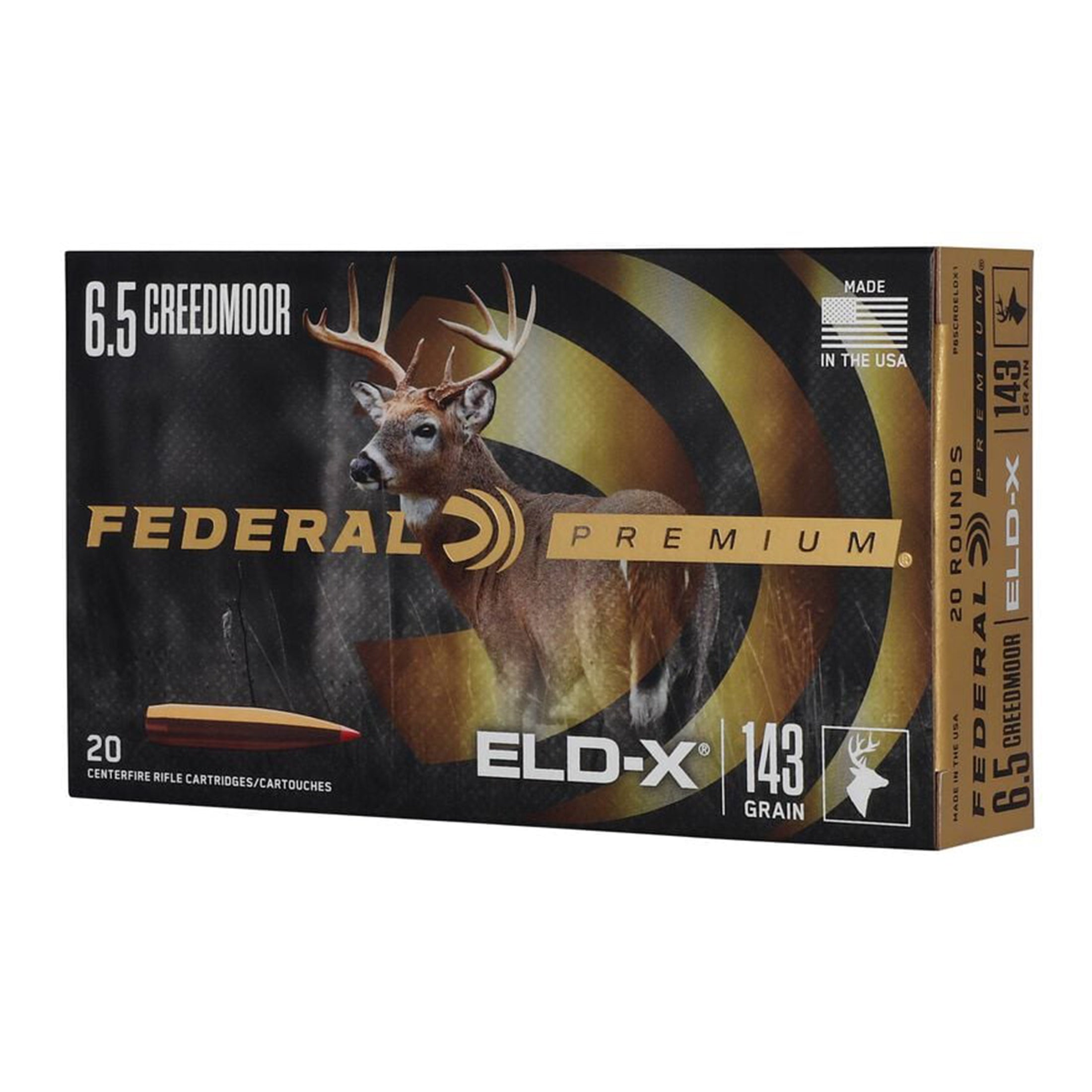 6.5 Creedmoor 143gr ELDx