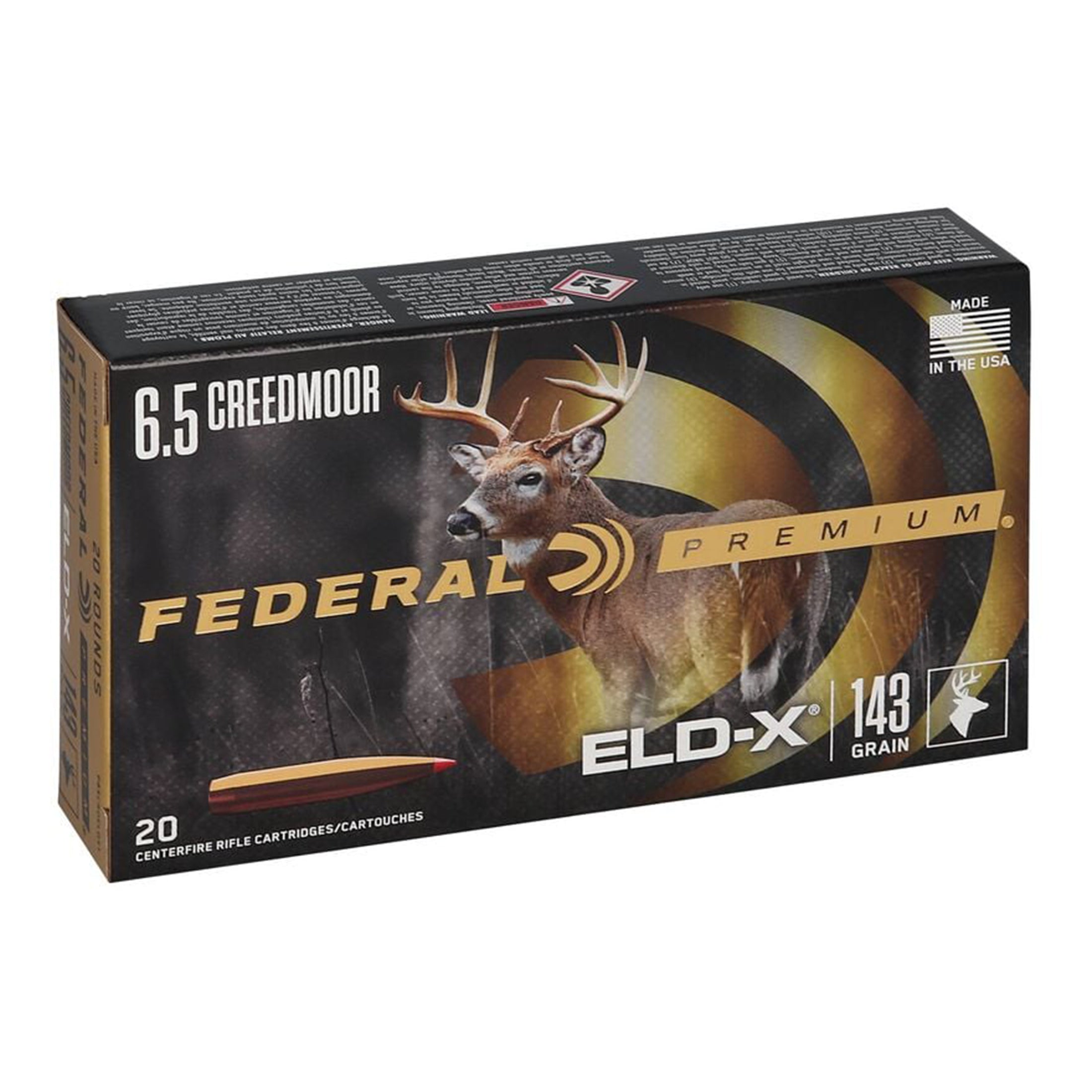 6.5 Creedmoor 143gr ELDx