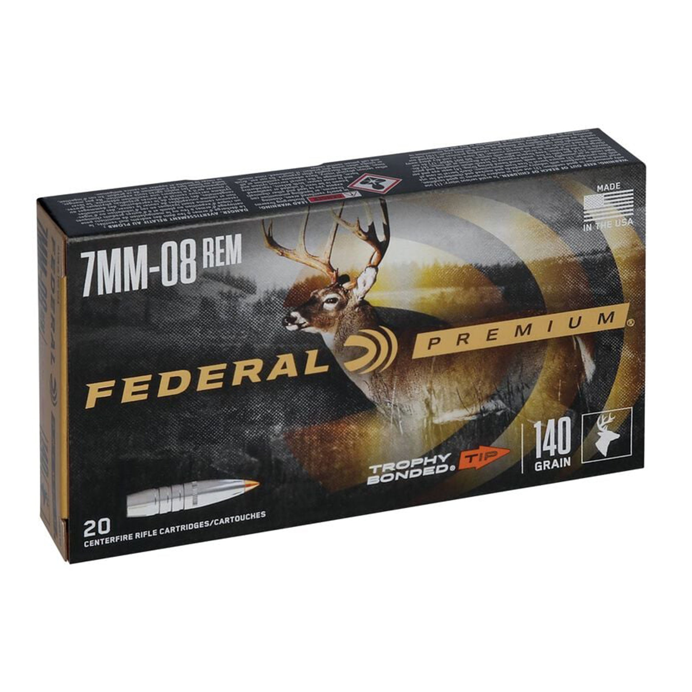 7mm-08 Rem 140gr Tbt Vital-Shok