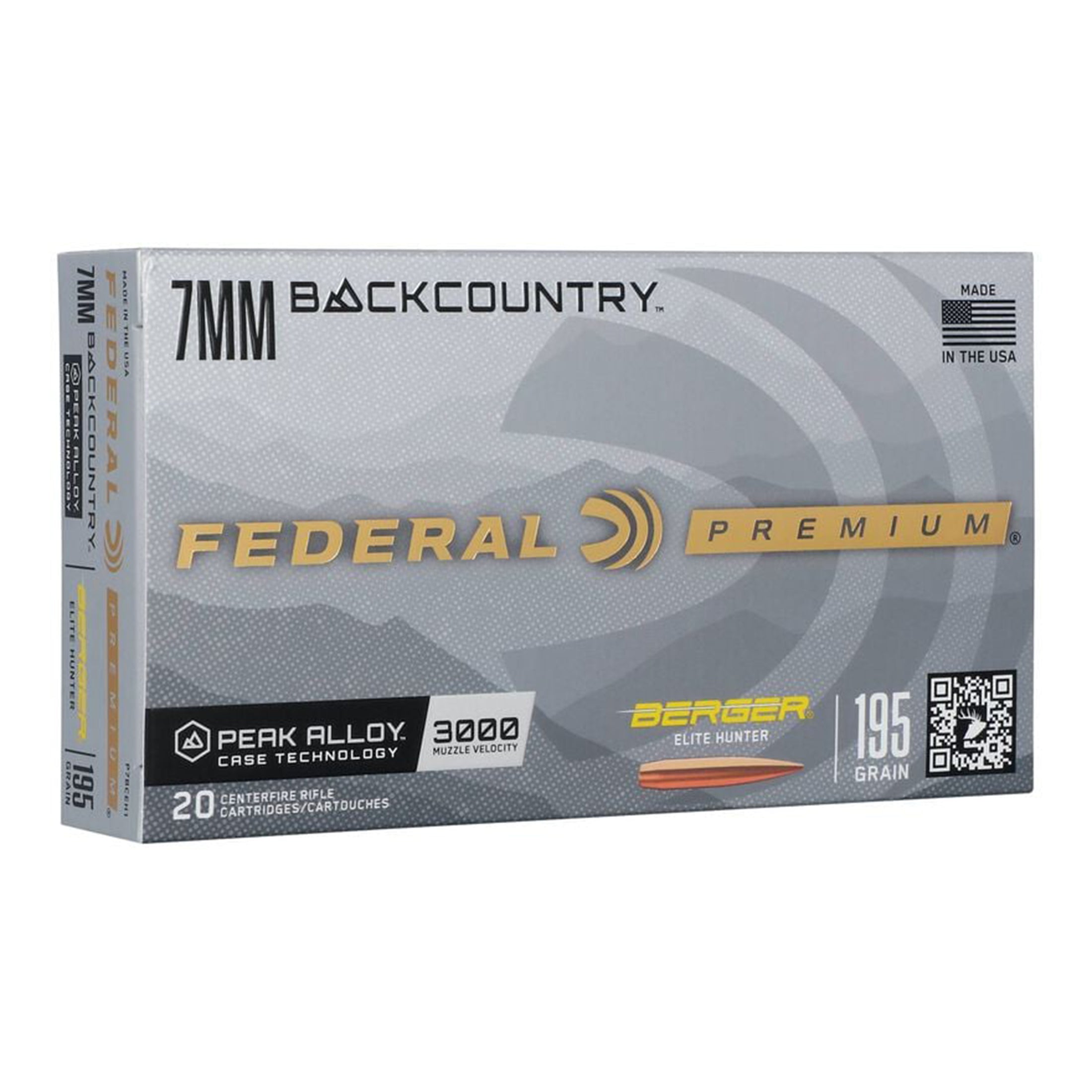 7mm Backcountry 195gr Berger Elite Hunter