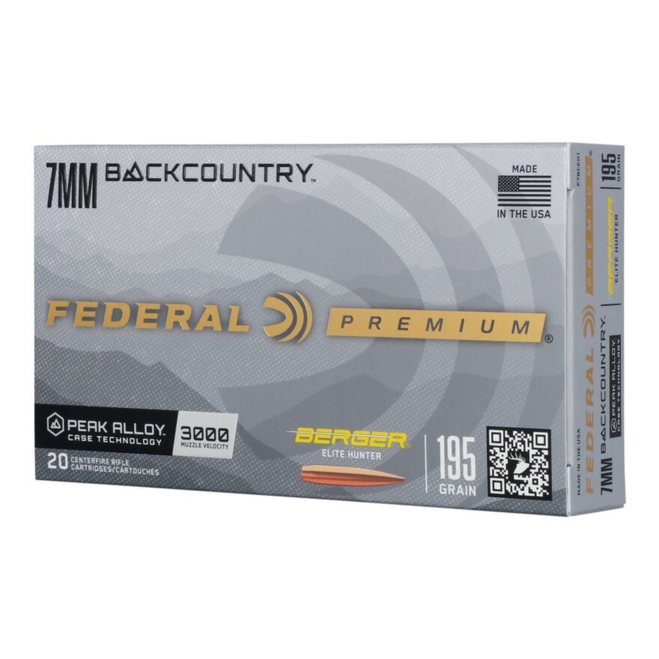 7mm Backcountry 195gr Berger Elite Hunter