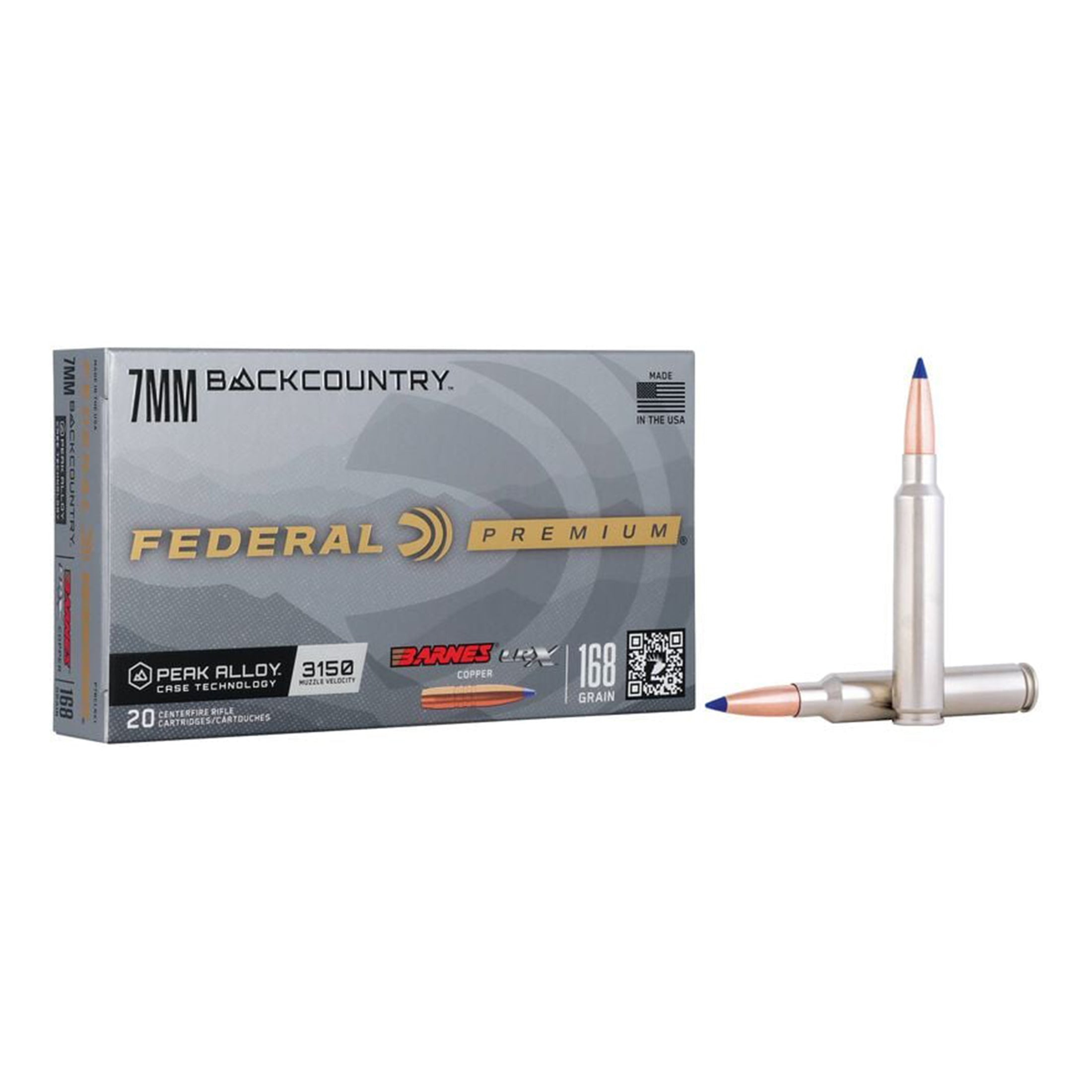 7mm Backcountry 168gr Barnes LRX Copper