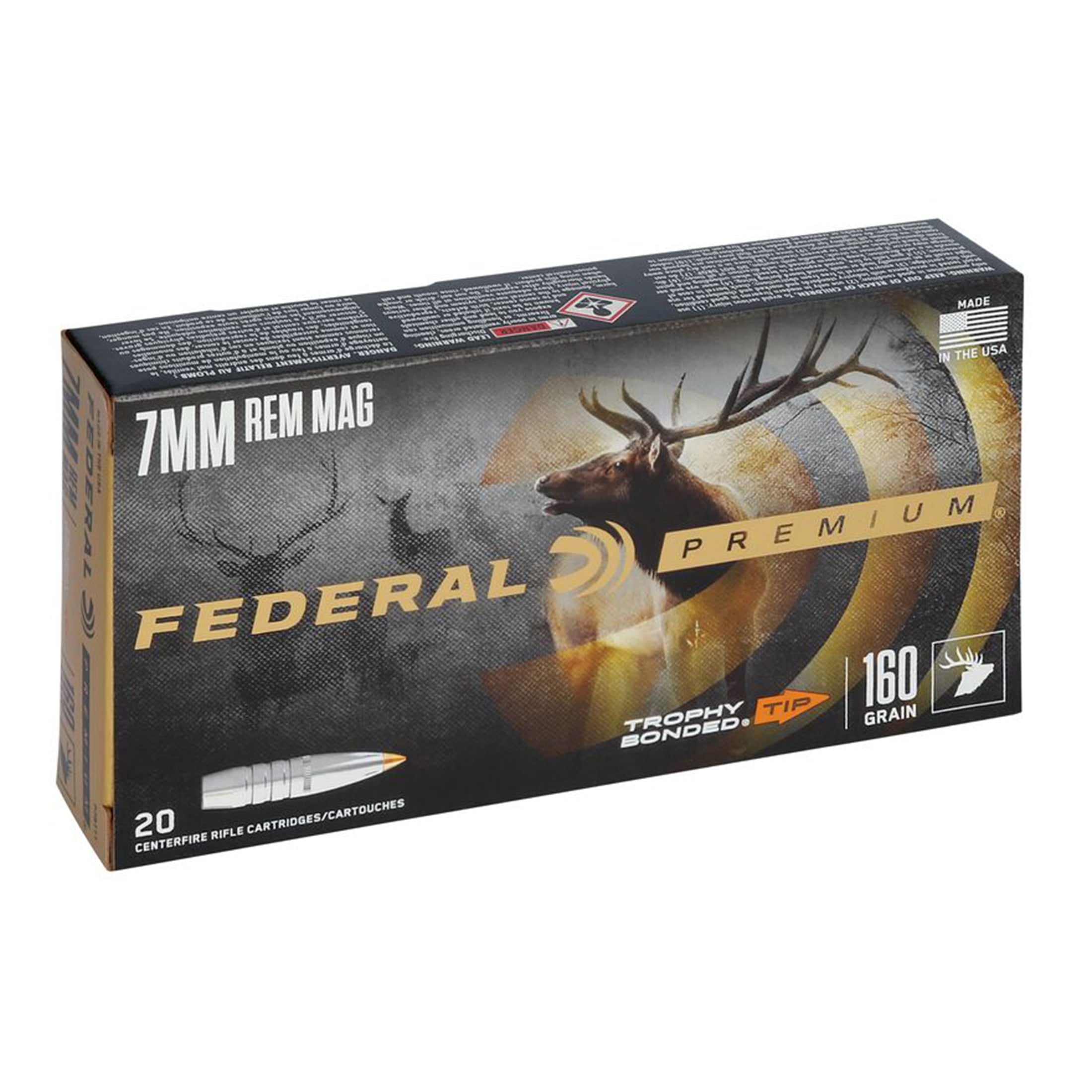7mm Rem Mag 160gr Tbt Vital-Shok