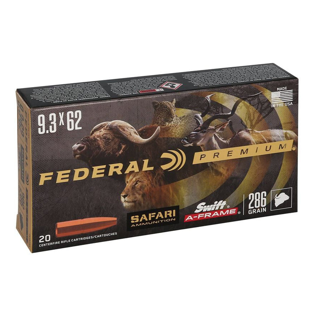 9.3x62 286gr Swift Aframe