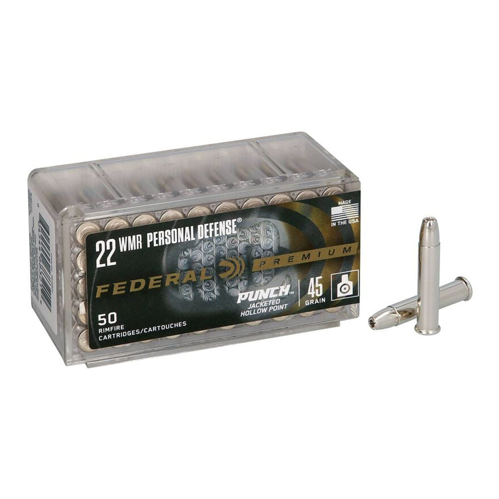 22 WMR 45gr JHP Punch 1800fps