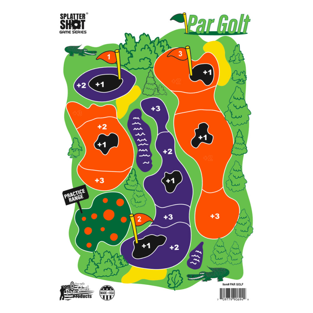 Splatter Shot  12 x 18" Peel & Stick Target