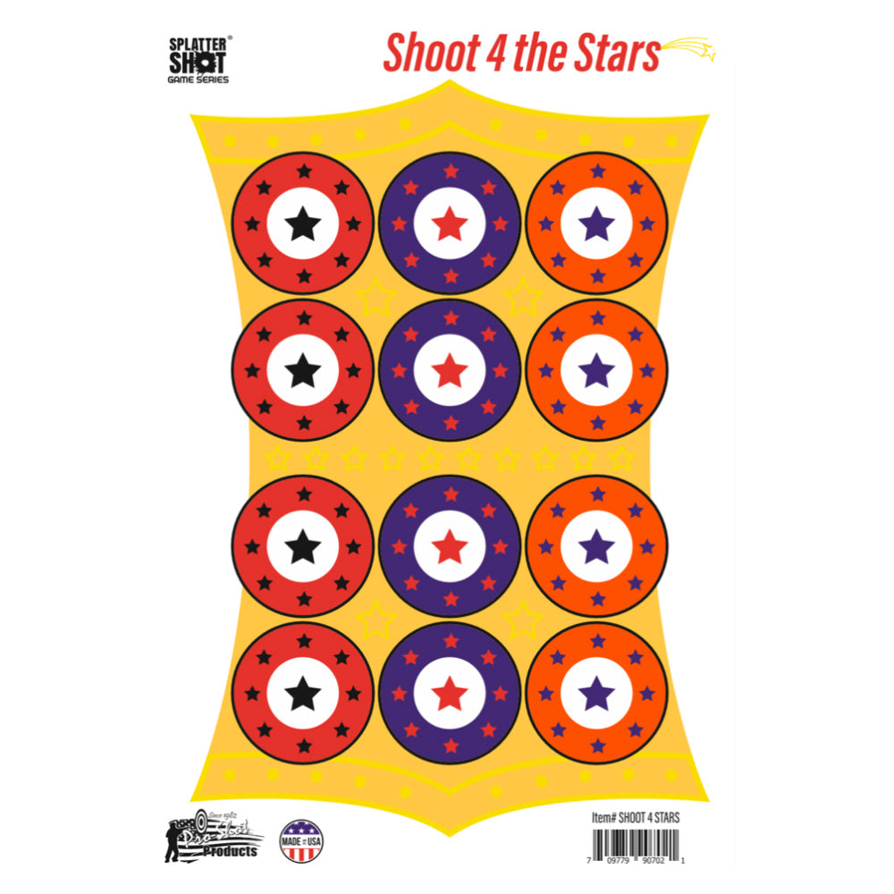 Splatter Shot  12 x 18" Peel & Stick Target