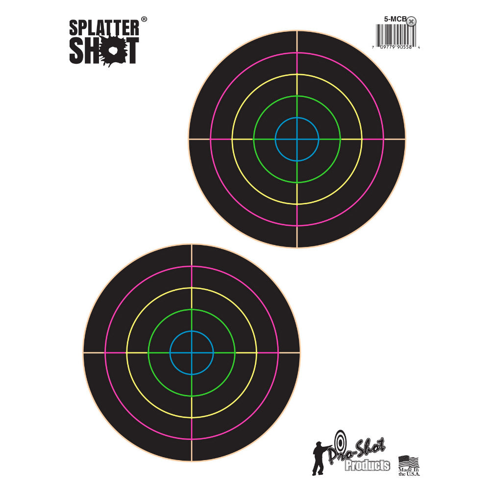 Splatter Shot  5" Peel & Stick Target