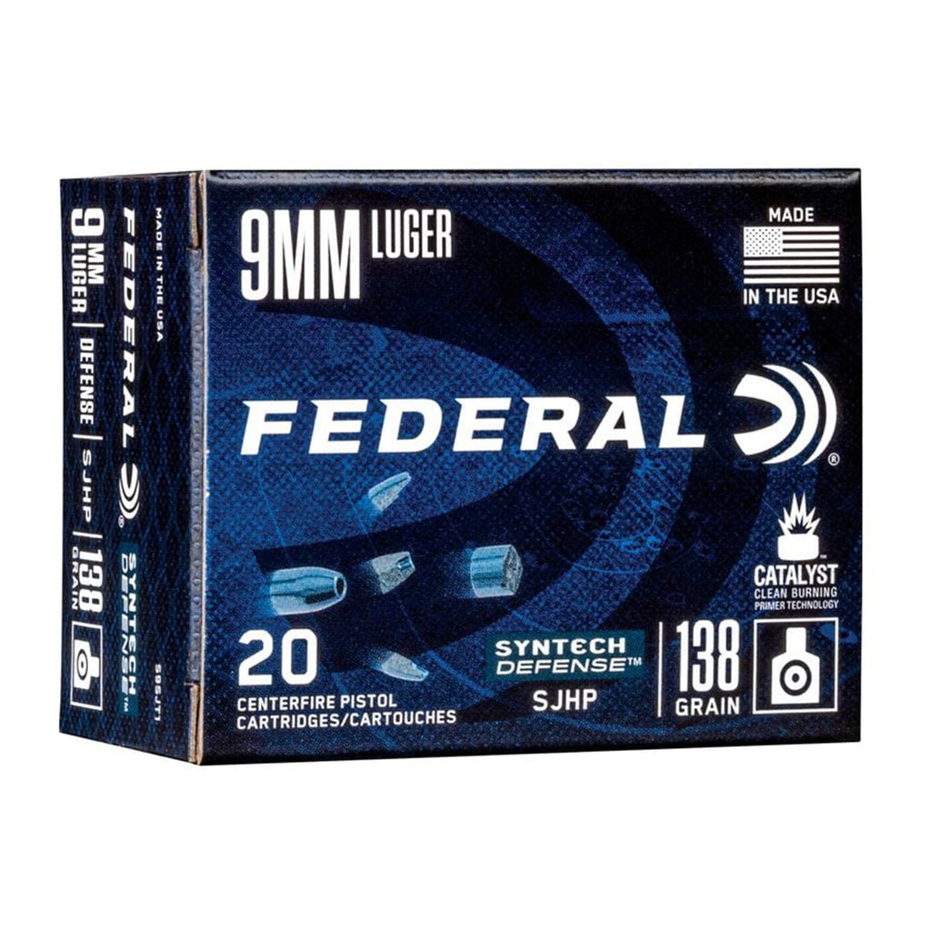 9mm Luger 138gr TSJ Syntech Defense SjHP