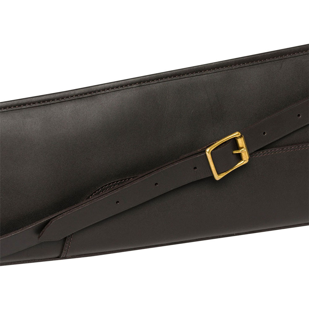 Terrain EVO Dark Brown Leather Gun Case 140cm