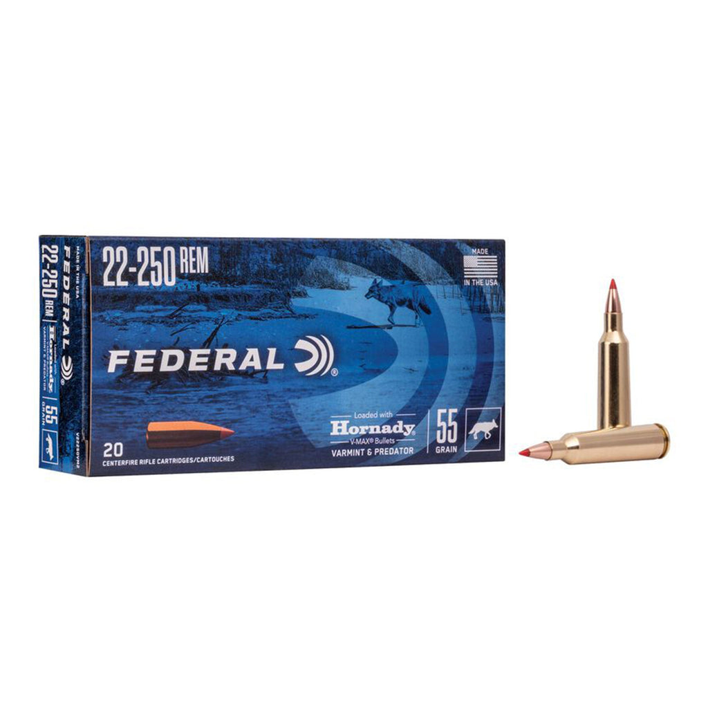 22-250 Rem 55gr V-Max