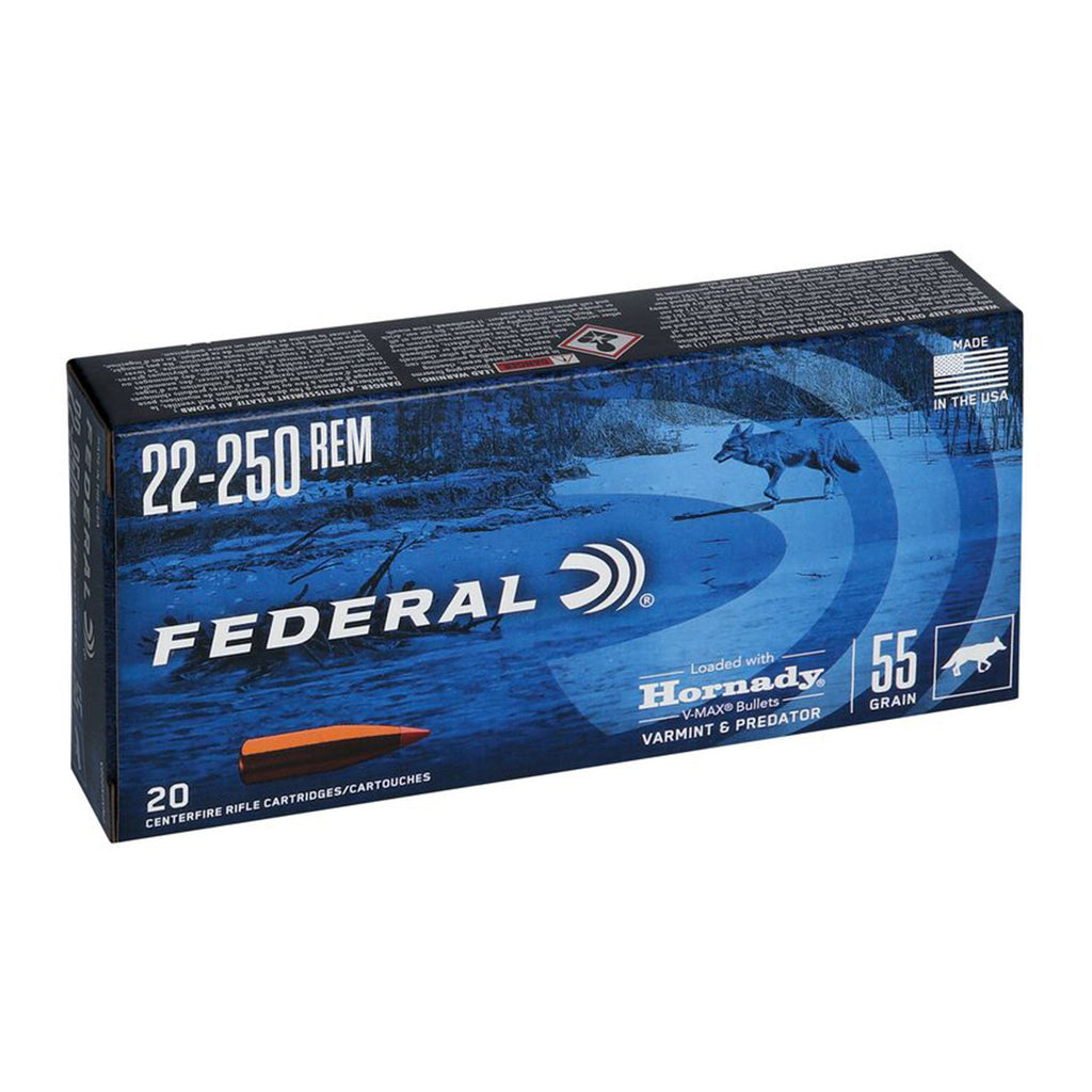 22-250 Rem 55gr V-Max