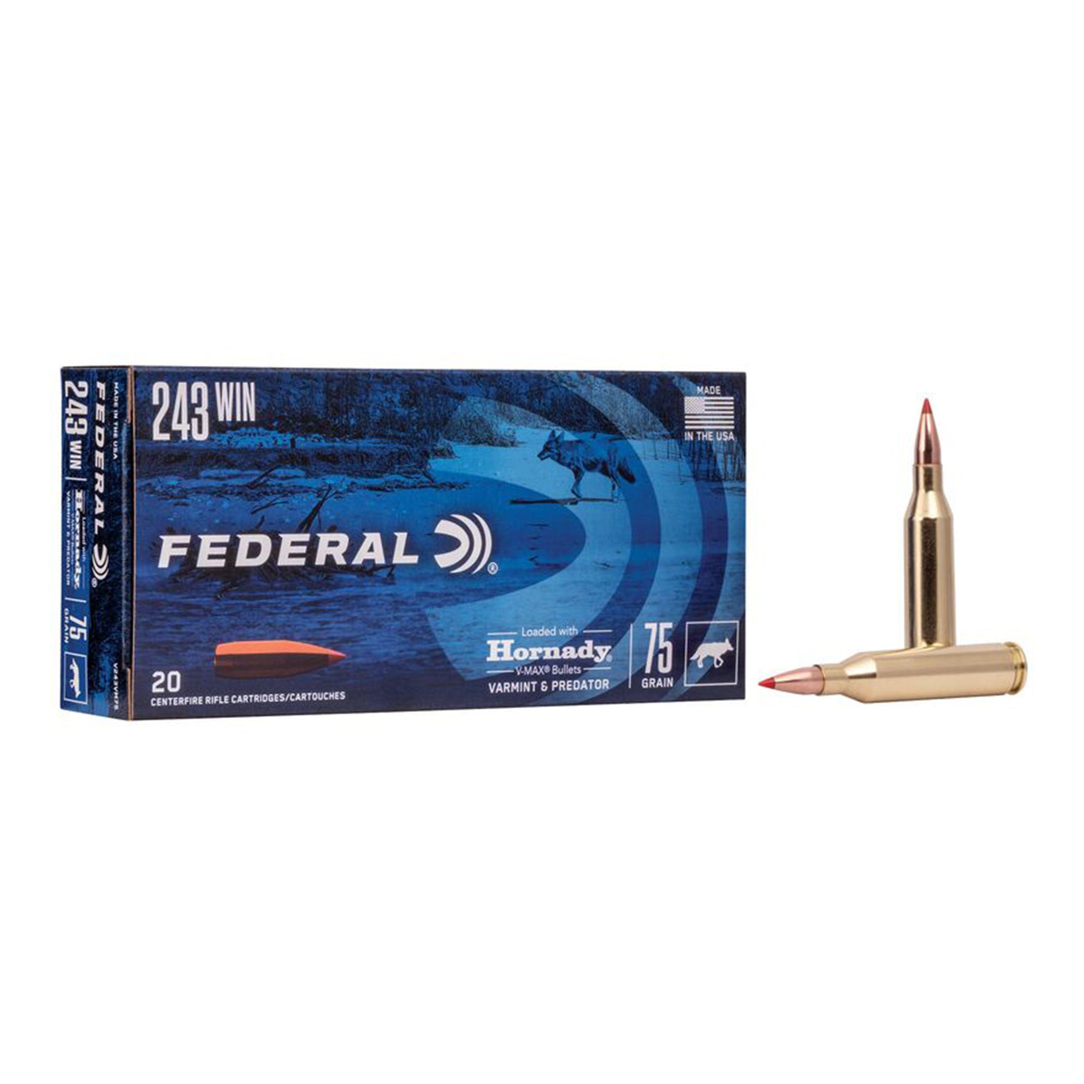 243 Win 75gr V-Max