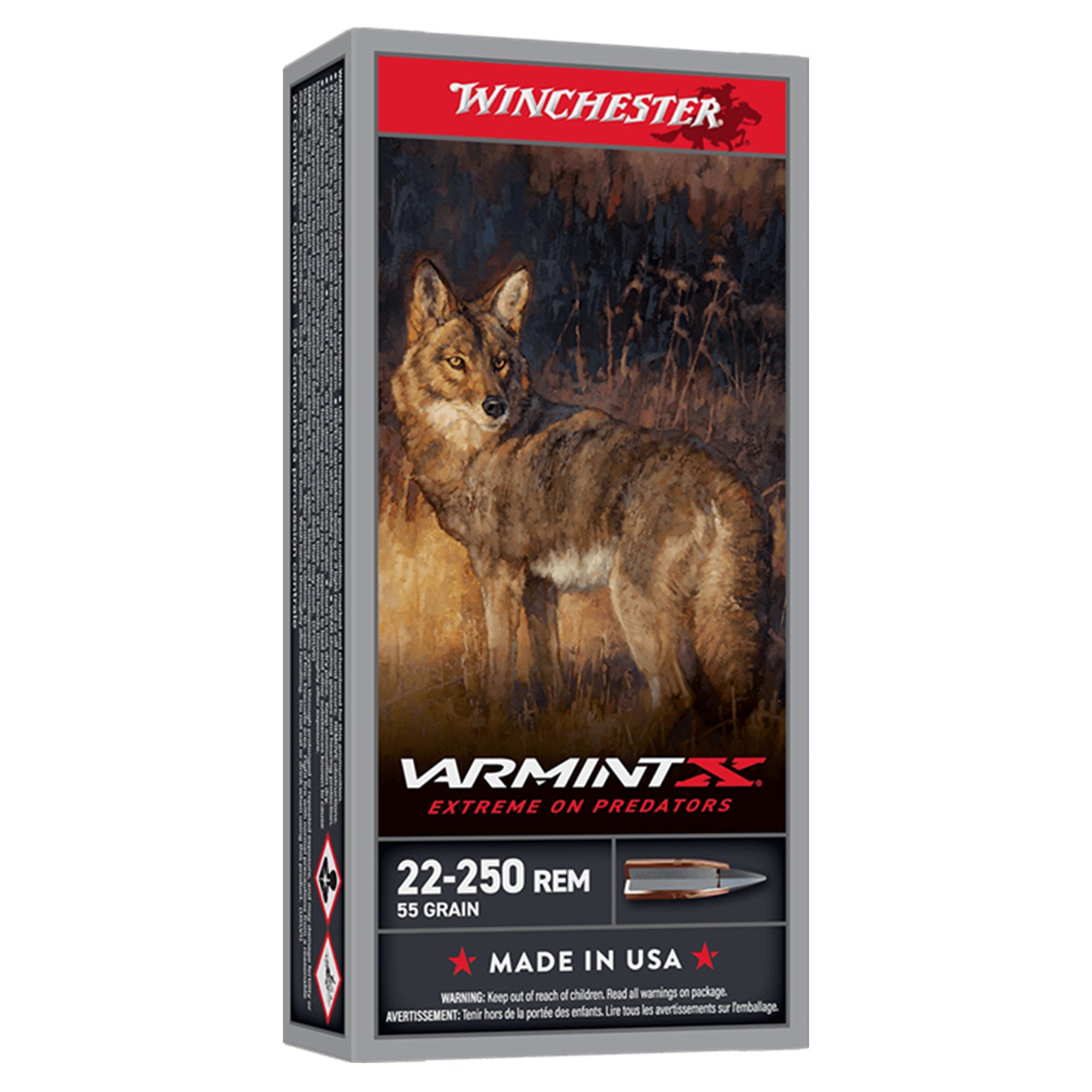Varmint X 22-250Rem 55gr PT