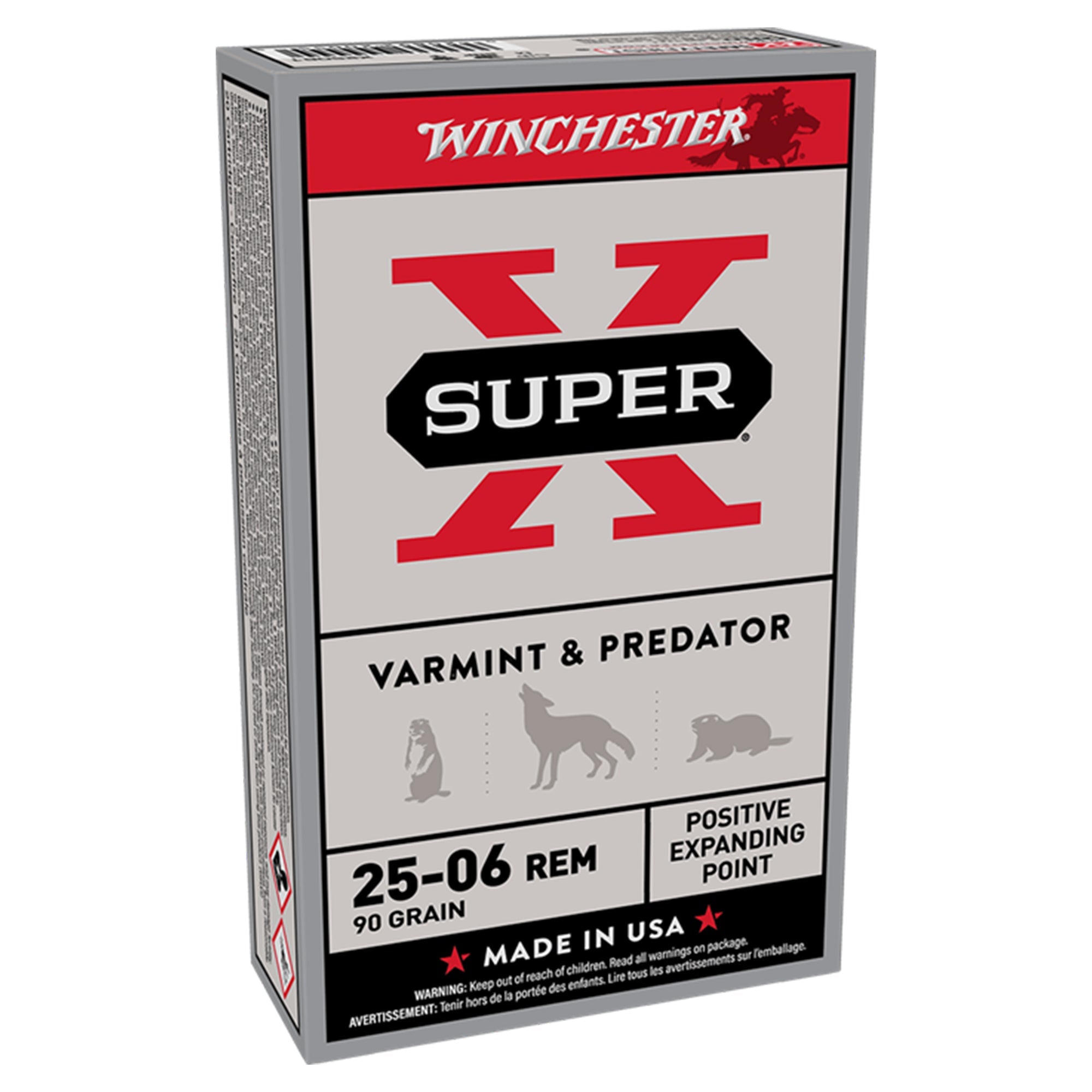 Super X 25-06Rem 90gr Pep