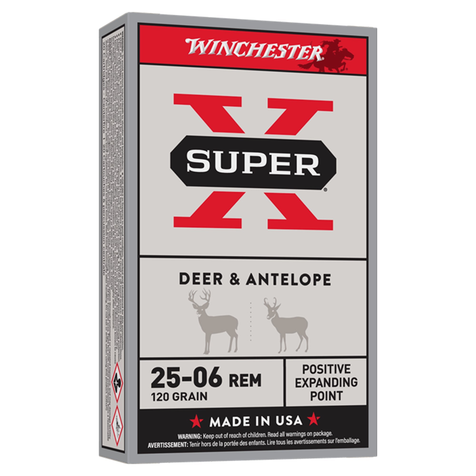 Super X 25-06Rem 120gr PEP