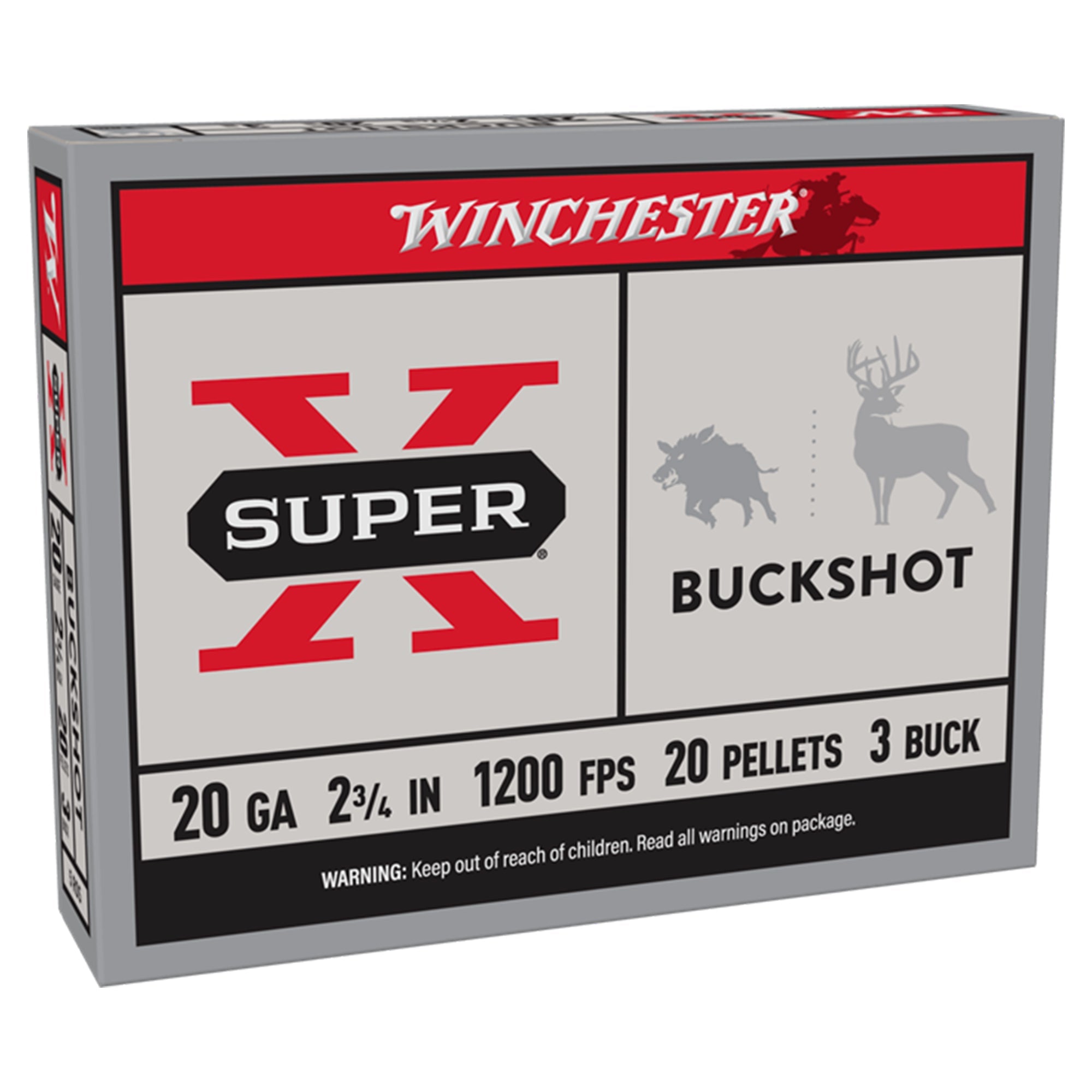 Super X 20G 3 Buck 2-3/4" 20 Pellet